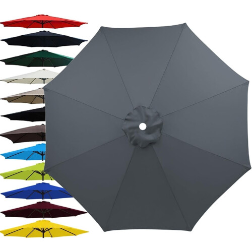 Outdoor Umbrella Replacement Canopy 2m 2.7m 3m