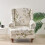 Sesselbezug mit Blumenmuster – Stretch-Polyester & Elasthan 1