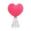 Velvet Heart Tree Topper 8 Inch 1