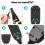 Replacement Plug Assembly Auto Reset 15 Amp 3 Prongs,Ground Fault Circuit Interrupter Safety Plug US Plug 6