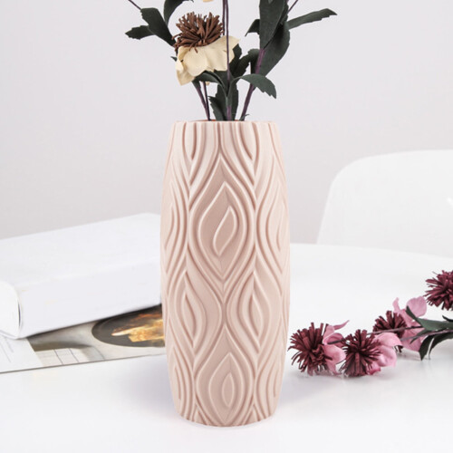 Vaso de flores de plástico estilo nórdico, 23 cm 2