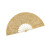 Portable Folding Glittering Hand Fan Plastic Construction 1