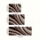 (40cmX60cm(15.7inX23.62in)) Mat, Brown Line Pattern Slip-Resistant Corridor Balcony Polyester Mat, Thickened, 9