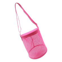 Nylon Beach Gears Pack With Kids Toy Storage for-Rose Red