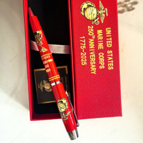 250th Anniversary Commemorative Metal Gel Pen-USMCA 2