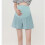 Wide Leg Design Polyester Maternity Trousers For-Blue 2XL 5