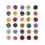 Handcrafted 8cm Multicolored Applique Pet Collar Accent Elastic 1