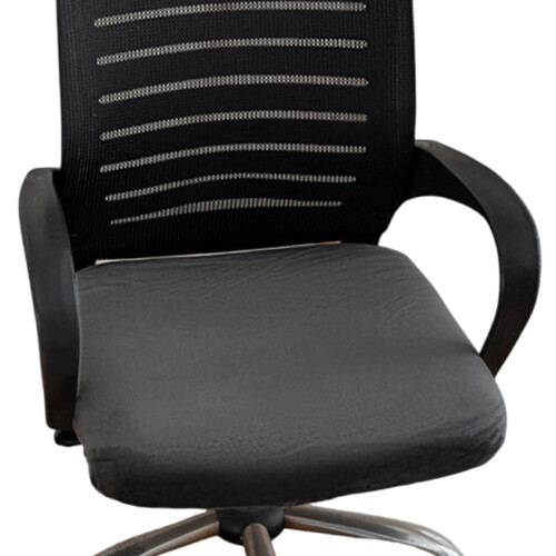 Thickened Stool Seat Cover High-Dark Gray Silver fox velvet