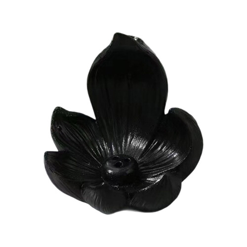 Backflow Incenses Holder Burners Resins Waterfall-Black