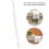 Needle With Handle For Knitting Machine Double Ended, Good Accessories Work More Efficient Strictly Processed Suitable For6.5MM Pitch Perfectly 5