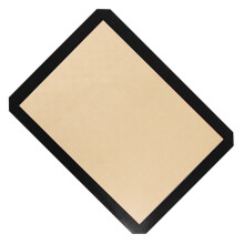 Cream Macaron Design Silicone Baking Mat Commercial Grade-Black