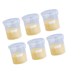 Stackable Transparent Food Containers Leakproof Plastic-800ml
