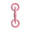 Interactive Dog Toy Rubber Durable Chew Bone-Sakura Powder 1