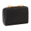 Small Makeup Storage Bag Water Resistant Nylon-Bright black 1