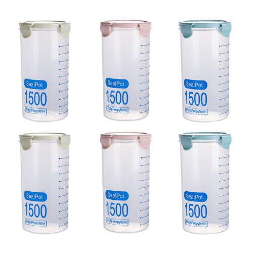 Leakproof Plastic Containers Multipurpose Transparent-1500ML
