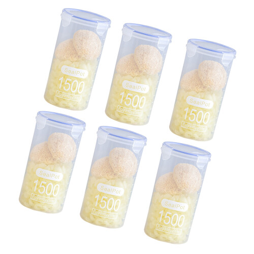 PP Food Storage Jars For Rice Nut Spices Multipurpose-1500ml