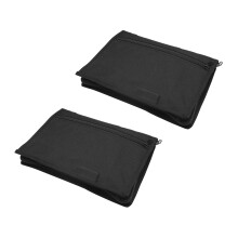 Multi Pocket Car Organizer Oxford Fabric Document Storage-Black