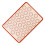 Double Rings Design Silicone Baking Mat Durable Nonstick-Red 1