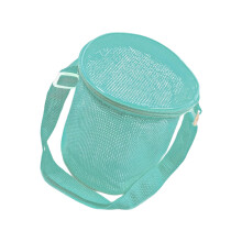 Breathable Mesh Kids Beach Gears Bag With Adjustable-Green