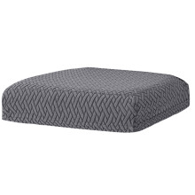 Elasticized Chair Slipcovers Spill Proof Surfaces for-Dark Gray