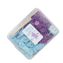 1 set grote ogen naainaald breimarkers stikmarkers-Blauw paars