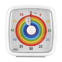 60-Minute Visual Timer with Night Light, Countdown Timer, White