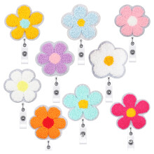 Florals Embroidery Patches With Easy Pull Clasps for-Style A