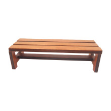 Wooden Mini Long Chair for 1/12 Scale Miniature Patios Outdoor