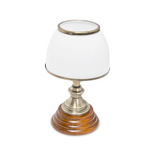 Lámpara de mesa Pantalla de cristal Clásica