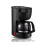 0.65L Automatic Drip Coffee Maker Machine Small Home-Black 1
