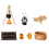 Tiny Wood Pile Campfire Set For Outdoor Camping Displays-B 1