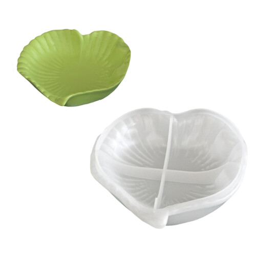 Epoxy Resin Fruit Plate Mould Silicone Leaf Tray Making-Type A