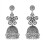 Handmade Bohemian Earrings with Sparkling-Flower White 1
