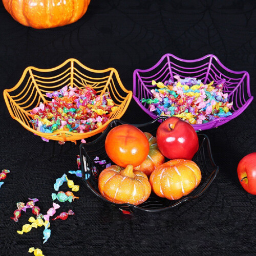 Halloween Spinnenweb Fruitmand 1