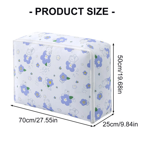Sturdy Zippered PEVA Storage Organizers for Bedding-L  SIZE 6 2