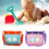 Kids Beach Bag With Starfish Shell-Blue orange belt shell 7