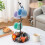 Portable Metal Cup Drying Rack Multifunctional Hanging-Gold 7