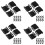 Fan Bracket Dual Fan Computer Radiator Holder for Video Card Cooling DIY Support 80MM/90MM/120MM/140MM (16 Pcs) 1