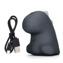 Kawaii lámpa gyerekeknek éjszakai fény, újratölthető állatos fények szemvédő funkcióval érintésvezérlésű USB töltés színváltós