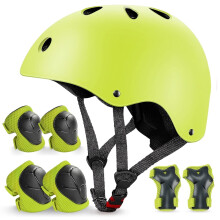 Dětská cyklistická helma a sada ochranných pomůcek pro věk 3–10 let