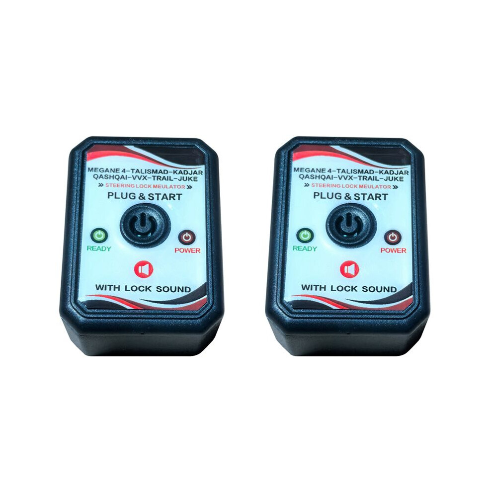 2X Steering Lock Emulator For Qashqai Micra For Megane4 Talismad Kadjar With Sound Plug 6031015830942