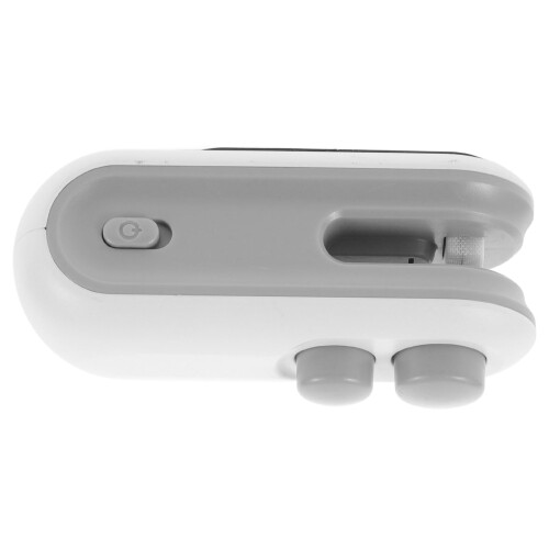 Mini termosigillatrice per sacchetti alimentari – Bianca, alimentata tramite USB