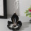 Backflow Incenses Holder Burners Resins Waterfall-Black 6