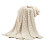 Velvet Throw Blanket 70x100cm Beige or White 1