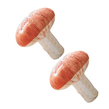 Pilz-Plüschkissen, weiches Dekokissen