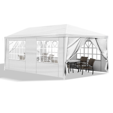 Gazebos with Sides 3x6m Party Tent Outdoor Canopy