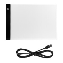 LED sledovací tablet pre kreatívnych profesionálov, plynulé nastavenie jasu pamäte, ľahká a prenosná svetelná tabuľa s napájaním z USB.