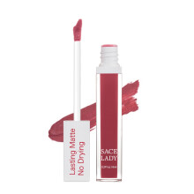 Wischfester, feuchtigkeitsspendender Lipgloss, vegane Formel, mattes Finish, trocknet die Lippen nicht aus, Hyaluronsäure, wasserfest, geeignet für