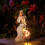 Holy Mother With Child Statue with LED Light Religious-Grey 6