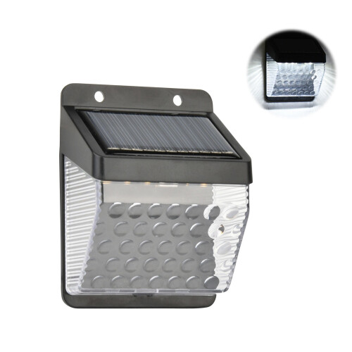 Lanterna solare da parete per esterni IP65 con accensione/spegnimento automatico 1
